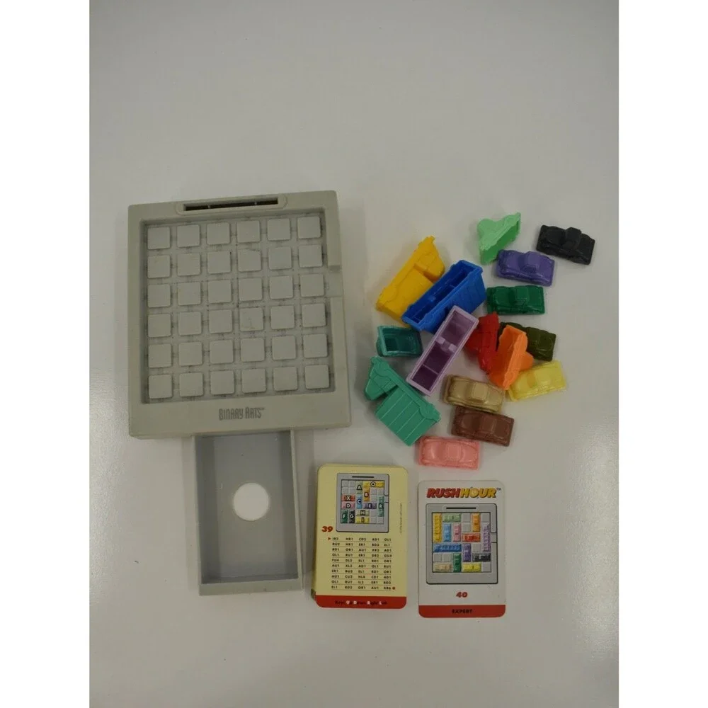 Vintage Binary Arts Rush Hour Traffic Jam Game 100% Complete 40 Cards 1996